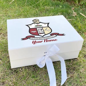 Caja de regalo personalizada Kappa Alpha Psi, caja de regalo de fraternidad, caja de regalo de 1911