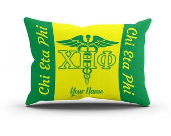 Personligt Chi Eta Phi örngott, present till sorority från 1932, heminredning