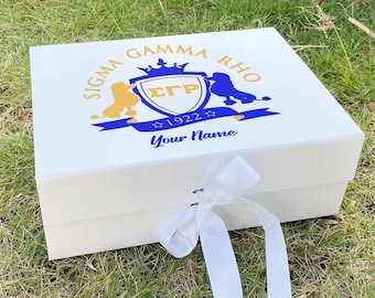 Personalized Sigma Gamma Rho Gift Box,Sorority Gift Box,1922 Gift Box