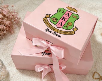 Personalized Alpha Kappa Alpha Gift Box,Sorority Sister Initiations and Celebrations Gift Box,1908 Sorority Gift Box