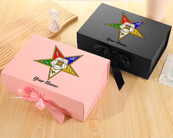 Personalized Order of the Eastern Star Gift Box,Fraternity Gift Box,OES Gift Box