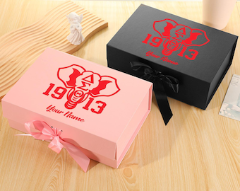 Personalized Delta Sigma Theta Gift Box,Sorority Gift Box with Name,1913 Gift Box