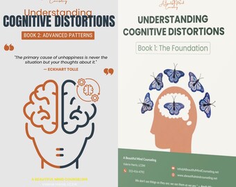 Overthinking and Negative Thoughts Workbook Bundle  CBT Tools for Anxiety, Self-Doubt & Depression (PDF)