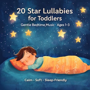 Ninna nanna per bambini in formato MP3, Musica per la nanna con stelle per bambini