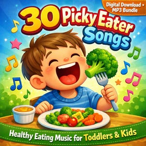 好き嫌いの多い子供向けソング30選（MP3）｜健康的な食事と食べ物の音楽