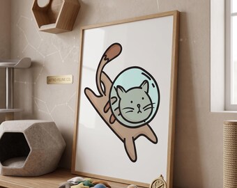 Astronaut Katt Rymdkatt