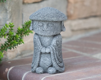 Tachi-Gata Feng Shui Japan Laterne Steinguss Skulptur 36 cm Stuba Pagode 