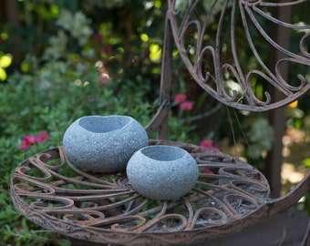 River Stone Pot Natural Rock Planter – AwesomeStones