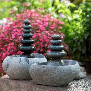 14 Stacking Rocks Stone Meditation Cairn Beauty Nature River Calm Zen  De-stress 