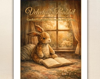 Wspólne czytanie „Aksamitnego Królika” (4–9 lat) | Przewodnik po literaturze Gentle Homeschool | Czytanie na głos w ogrodzie