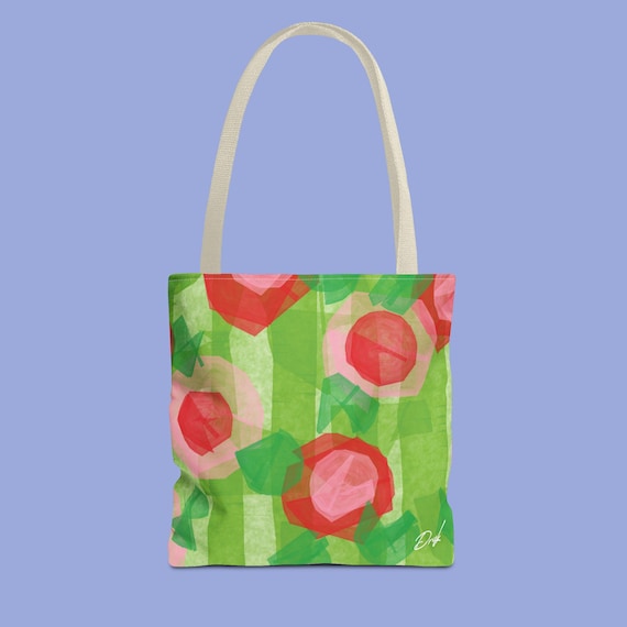 Abstract Roses Tote Bag