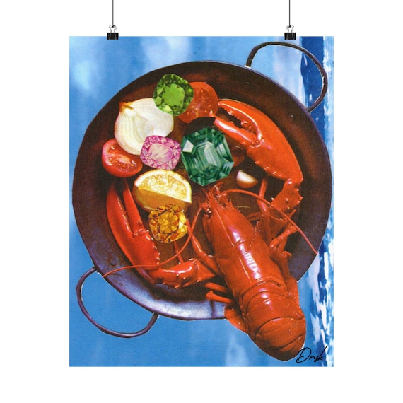 King of Pentacles Lobster Poster