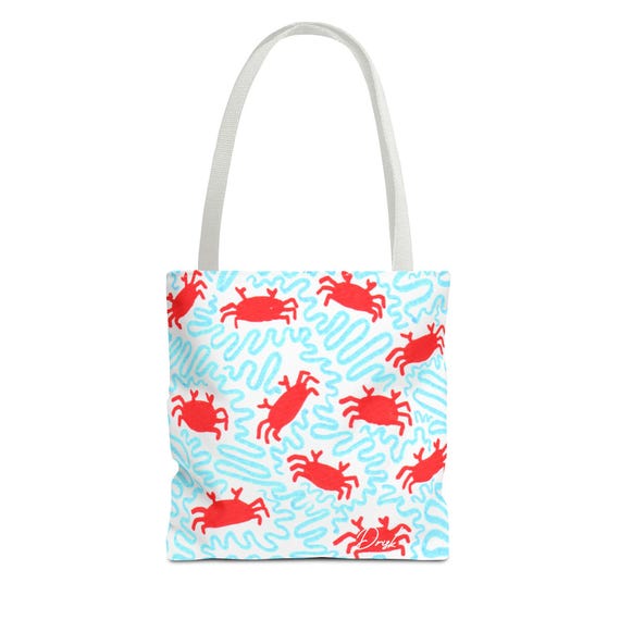 Red Crab Tote Bag