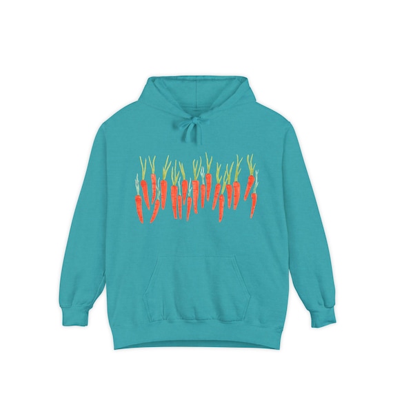 Carrot Print Hoodie