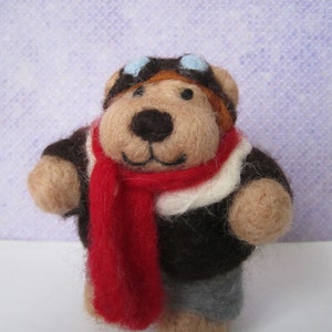 Julian Bear Felted Figurine