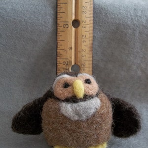 Owen Owl Felted Figurine image 5