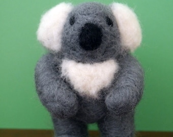 Amos Koala Needle Felted Figurine