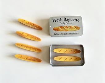 Baguette Hair Clips, Includes a complimentary metal storage tin