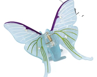 Luna Moth Hair Claw,Gifts for butterfly lovers