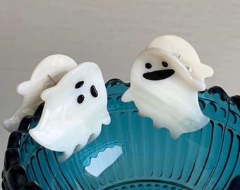 2pcs Halloween Ghost Hair Claw Clips – Gift for Halloween,Girl,Women