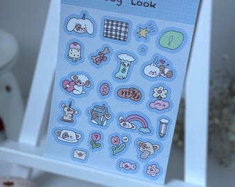 Animal Sticker Sheet – Planner & Journal Decals