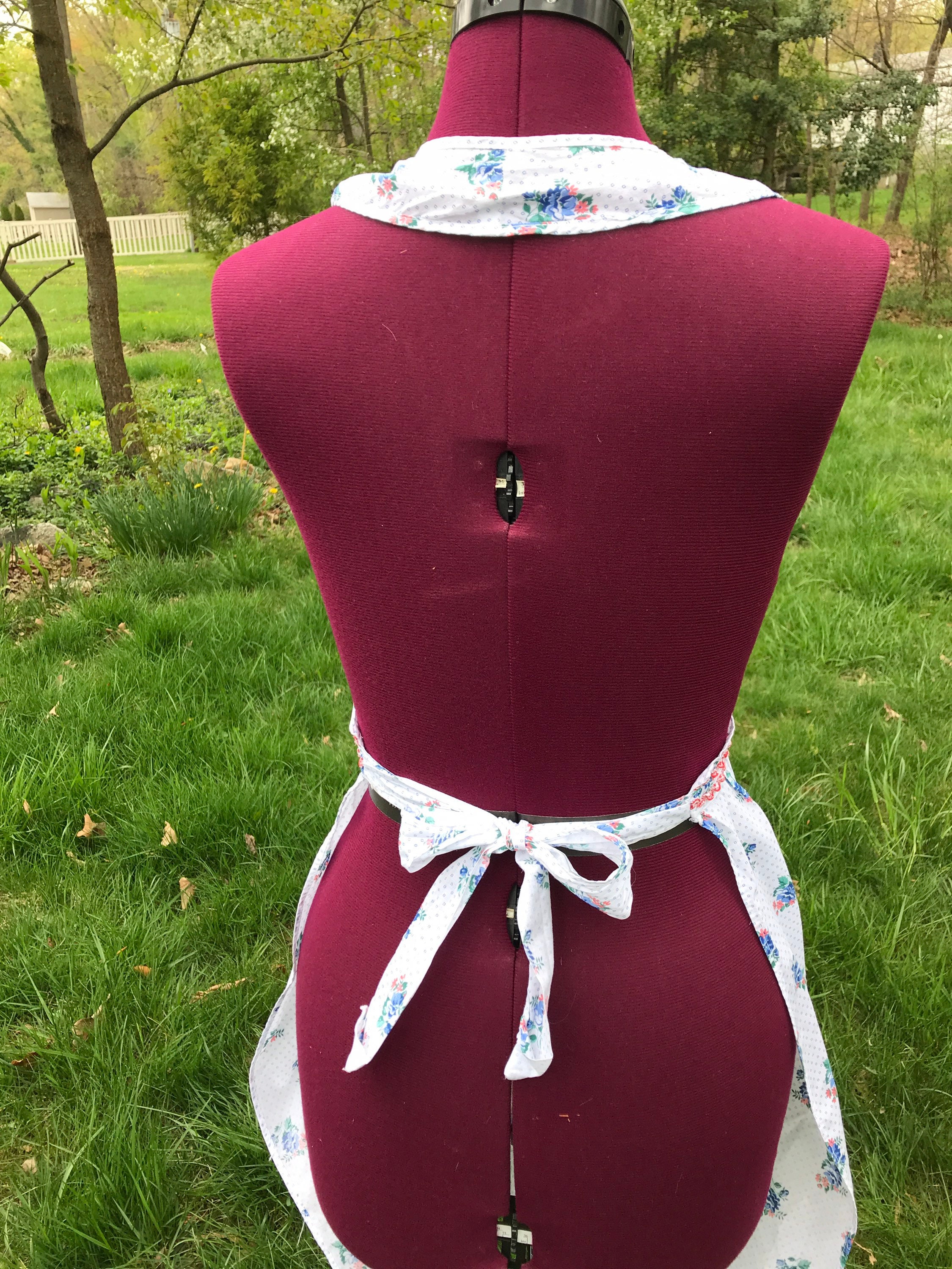 Vintage Apron With Heart Shaped Pockets Etsy UK