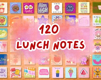 Kids Lunch Box Message Cards Printable • School Encouragement Notes • Positive Affirmation Lunch Notes • Instant Download