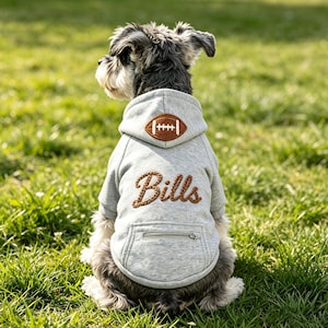 Custom Dog Hoodie with Secure Zipper Pocket, Soft Fleece Dog Sweatshirt, Personalized Name Clothes, Dog Photo Outfit, Pet Birthday Gift