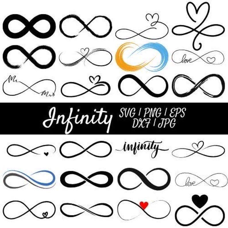 Infinity Symbol SVG, Infinity PNG Bundle, Infinity Clipart, Infinity ...
