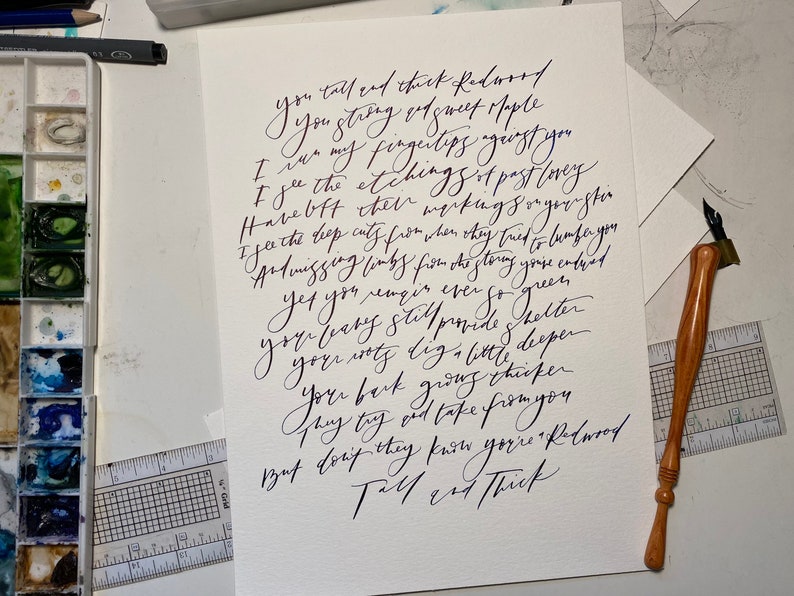 Long Passage Calligraphy // Long Quote Calligraphy // image 5