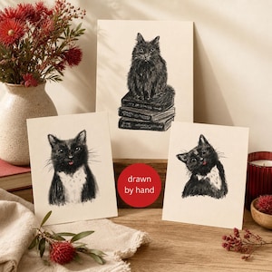 Custom Pet Portrait Charcoal Drawing - Personalised Pet Artwork From Photo - Dog Cat Horse