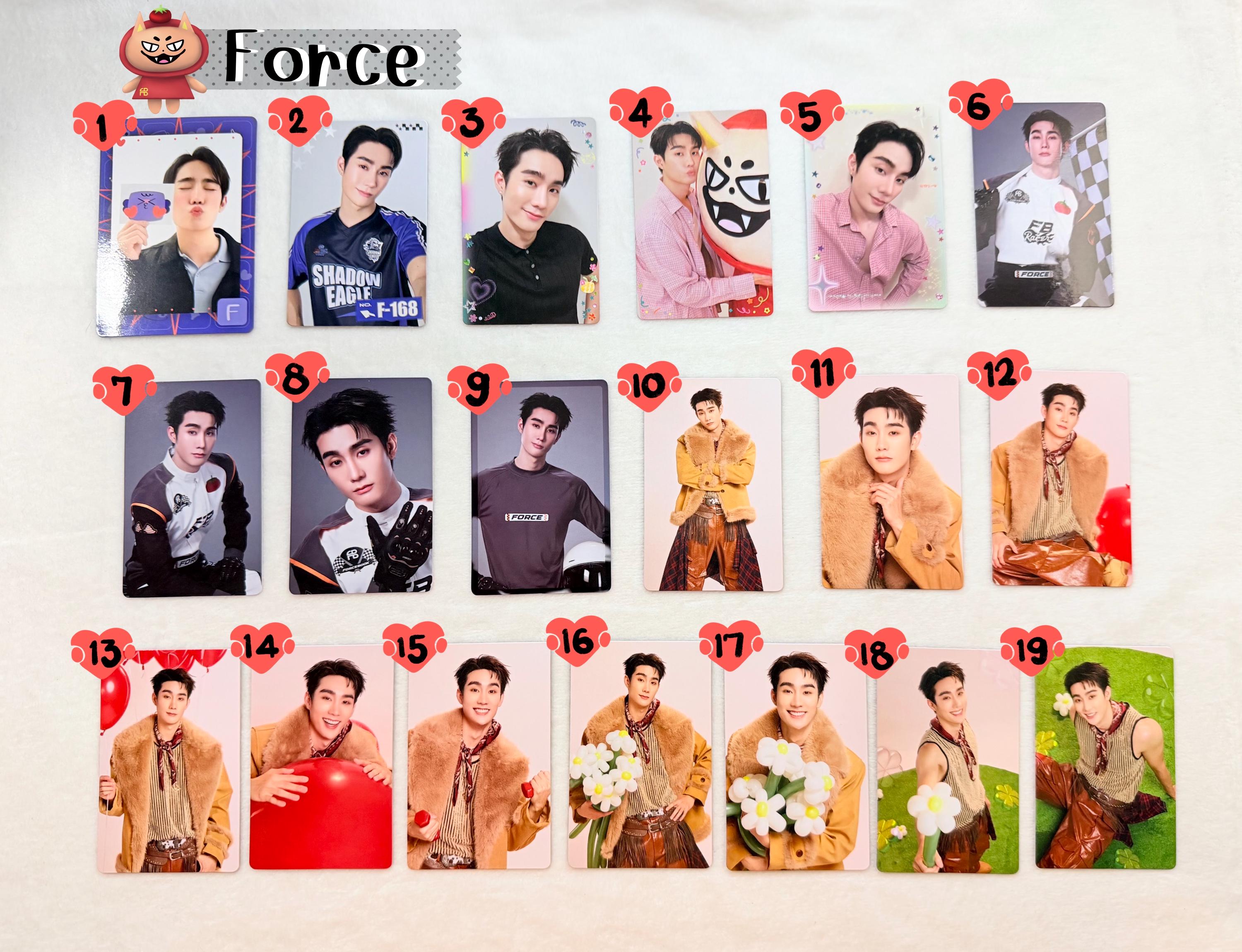 Forcebook GMMTV Official Photocard | Tomafox | Thai BL Collectible