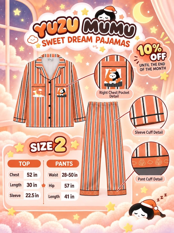 Sweet Dream Pajamas | Official GMMTV Merchandise | Thai Artist