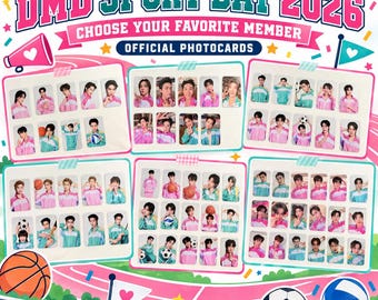 DMD Sports Day Official Random Photocard & Selfie Photocard | Choose Your Favorite Artist | Domundi Gen 1–6 | Thai BL Collectible | DMD Offi