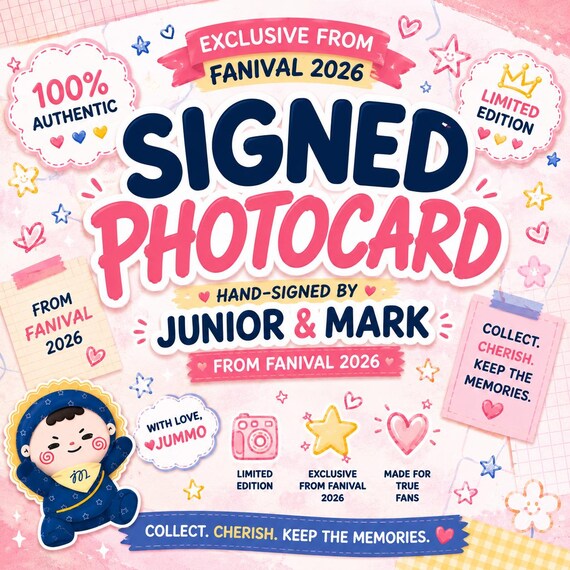 Buy Juniormark Hand-signed Postcard 4x6 | Fanival 2026 Authentic