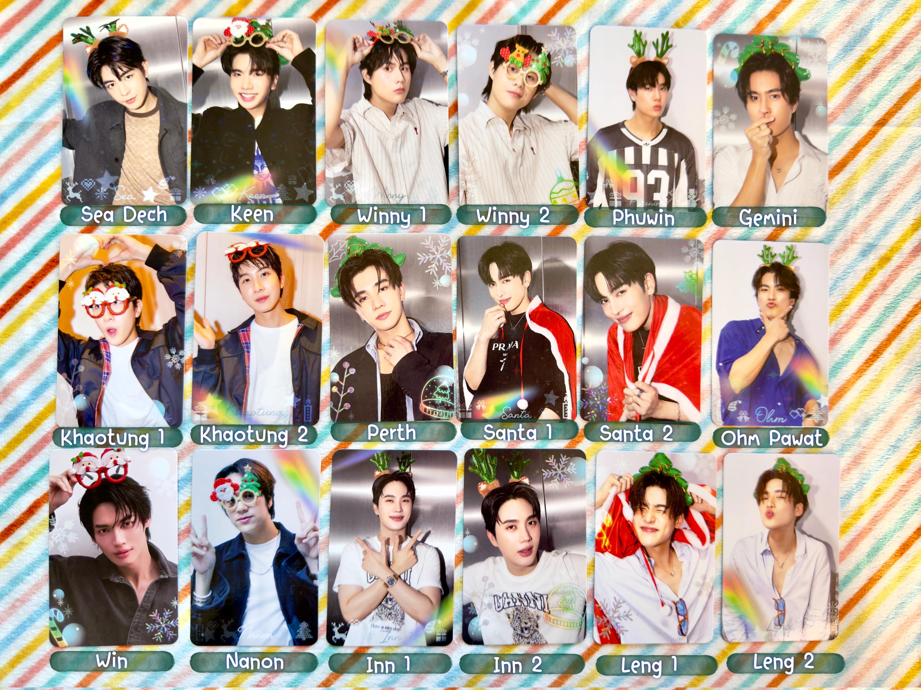 Christmas Collection GMMTV Photocard | Choose Your Artist | Thai