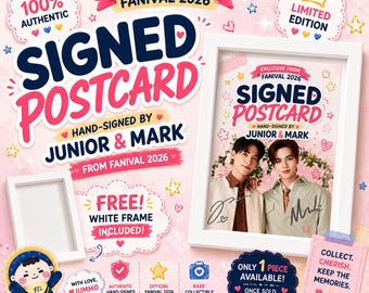 Buy Juniormark Hand-signed Postcard 4x6 | Fanival 2026 Authentic