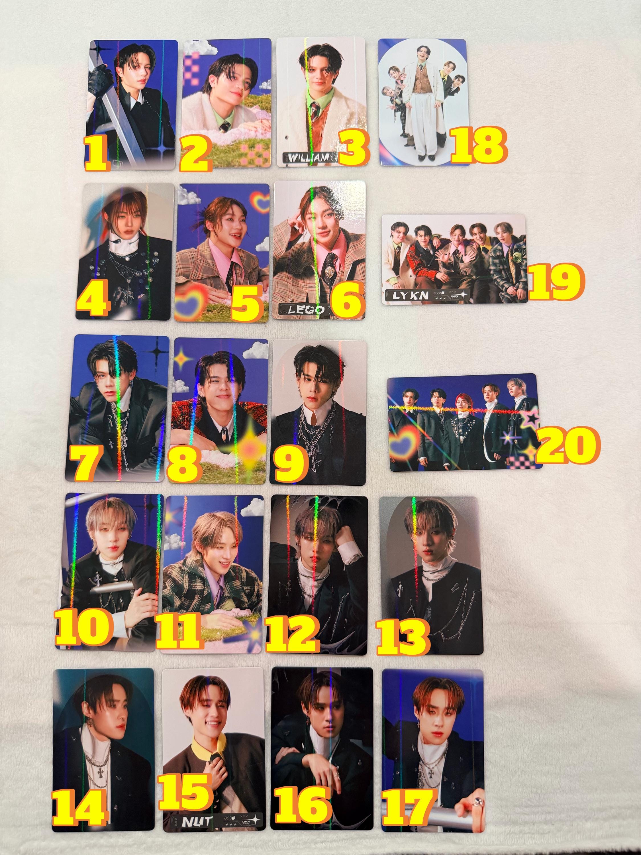 LYKN Dusk & Dawn World Tour 2026 Tokyo Collectible Card | Choose