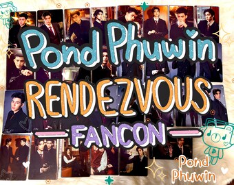 Official GMMTV Pondphuwin Rendezvous Fancon Photocards (pond