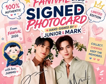 GMMTV Thaibl Juniormark Shinerise Fancon Photocard - Etsy