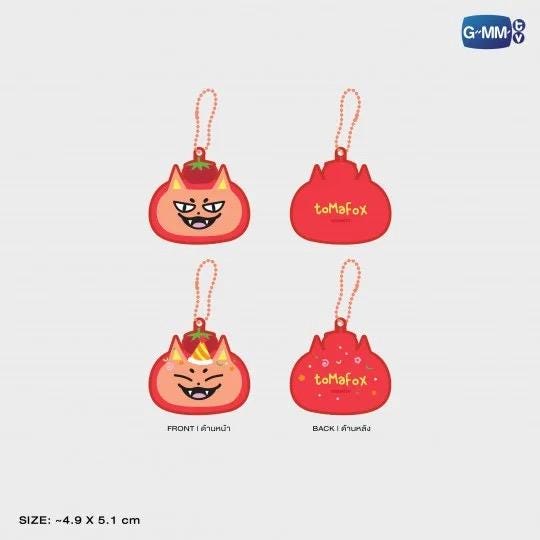 Rubber Key Top Cover Cap Set | GMMTV Collectible Accessory With