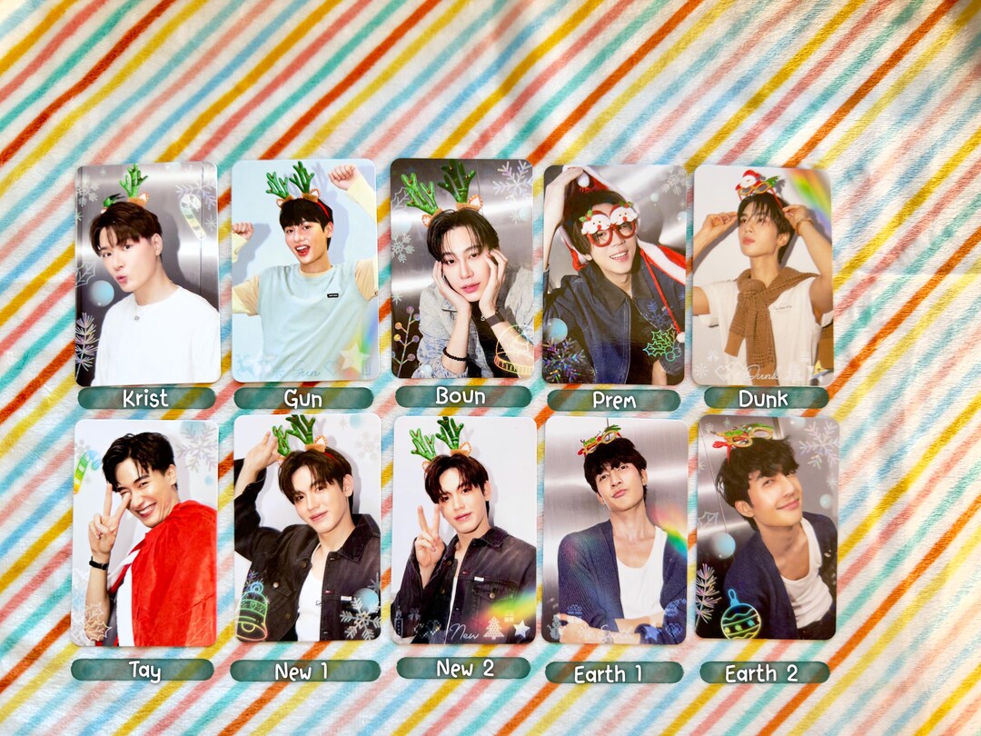 Santa ポストカード GMMTV Christmas Collection GMMTV Photocard | Choose Your Artist | Thai