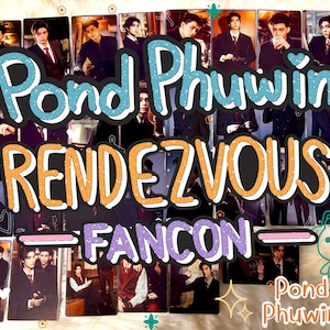 Vijver Phuwin-fotokaart | Rendez-vous Fancon | Officiële GMMTV-kaart | Kies je kaart | Thaise acteursmerchandise
