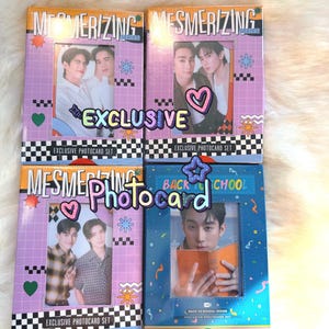 SERIE MESMERIZING Set de tarjetas fotográficas exclusivas / Oficial de GMMTV / 9 tarjetas / Coleccionable de artista tailandés