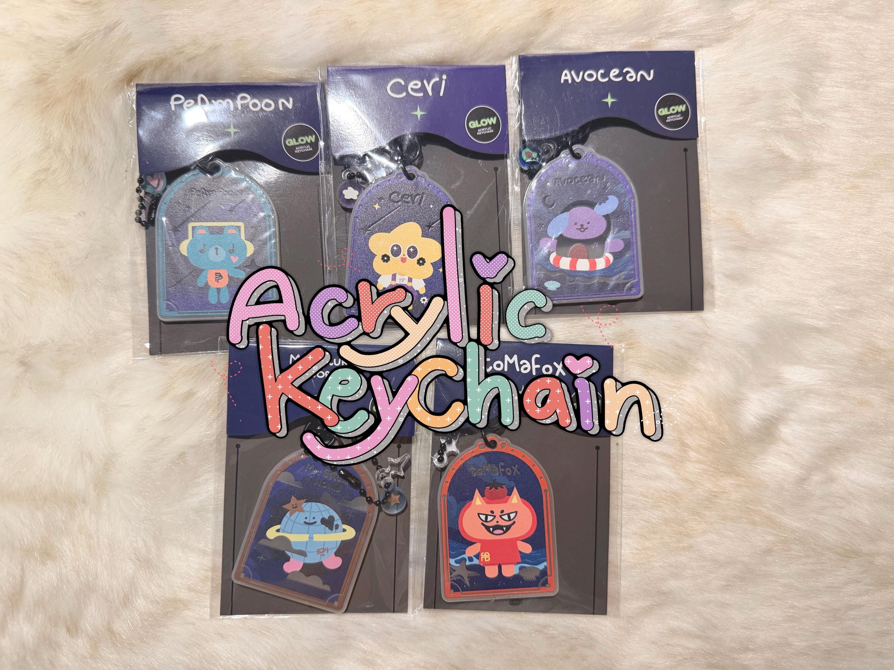 GMMTV Glow Acrylic Keychain | Multi-character Bag Charm - Etsy