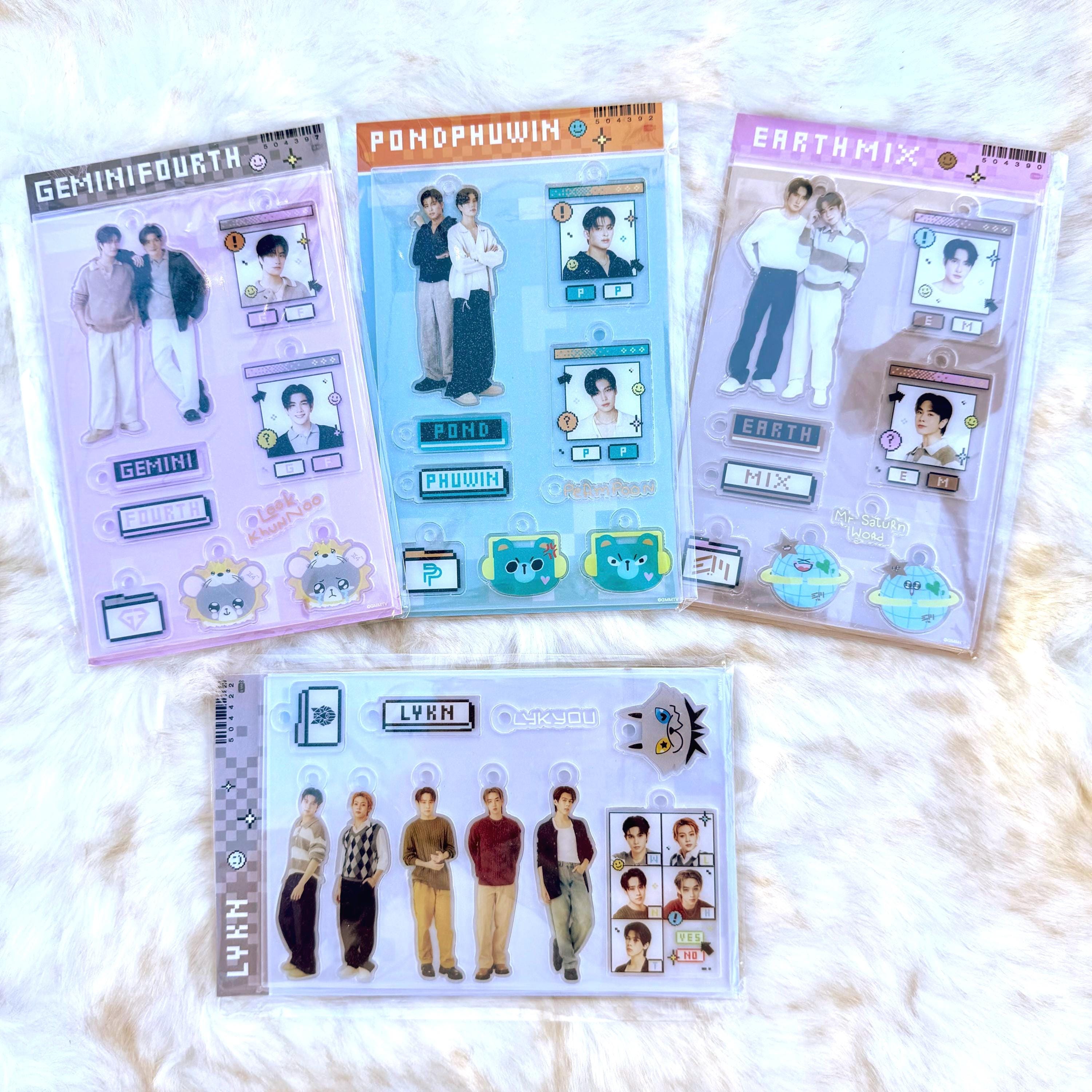 GMMTV FOURTH キーホルダー Gmmtv Customizable Acrylic Keychain | DIY Character Charm Set