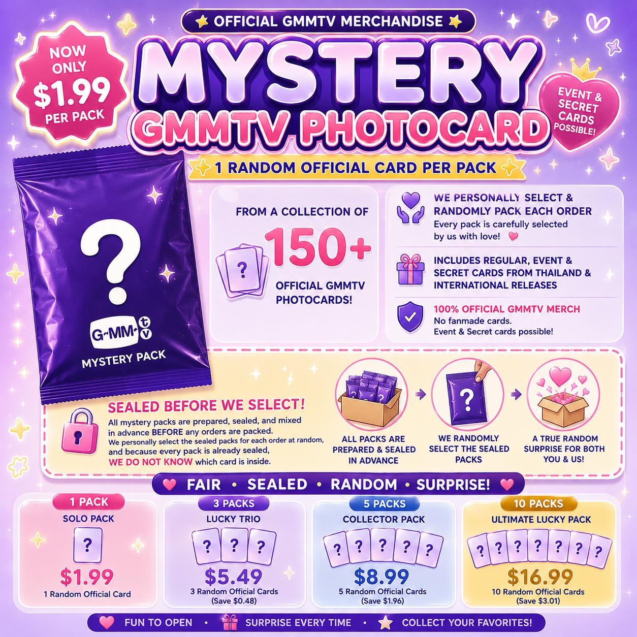 Gmmtv Secret Card - Etsy