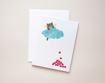 Tan Tabby Cat - Sympathy Greeting Card - Cat, Loss, Death - Show your sympathy with this sweet card.