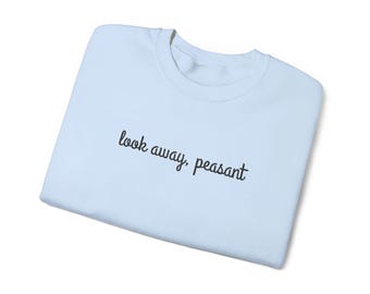 Grappig geborduurd sweatshirt