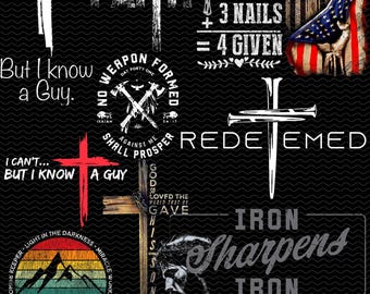Christian Png Bundle, Bible Verse Png, God Jesus Png, Psalm Png, Love Faith Png, Motivational Quotes, Religious Png
